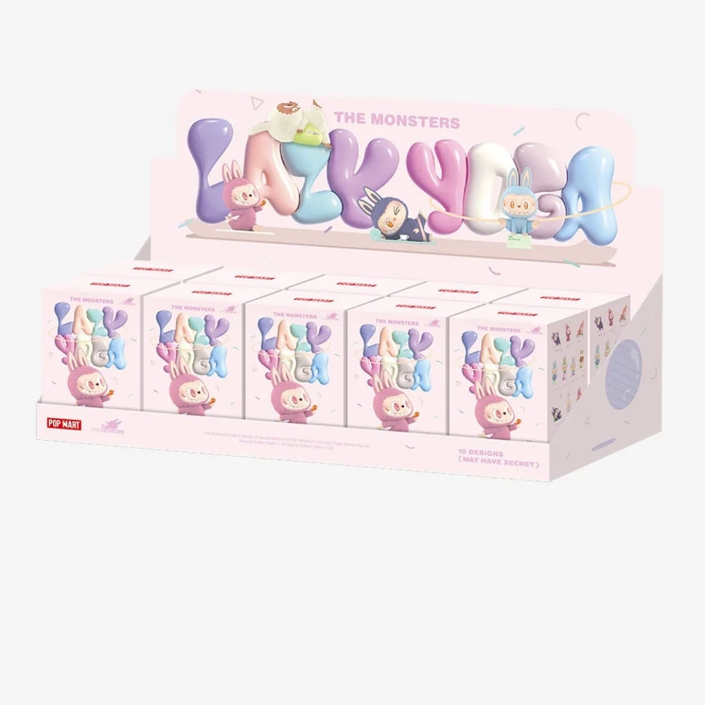 Pop Mart Labubu Lazy Yoga Case 10 QTY NEW NIB AUTHENTIC POP MART
